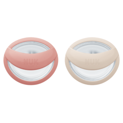 Nuk Mommy Feel Chupeta Silicone 0-9m Rosa X2
