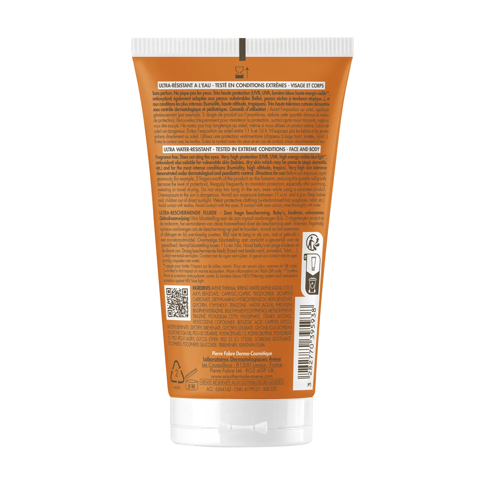 Avène Solar Spf50+ Intense Protect 150Ml
