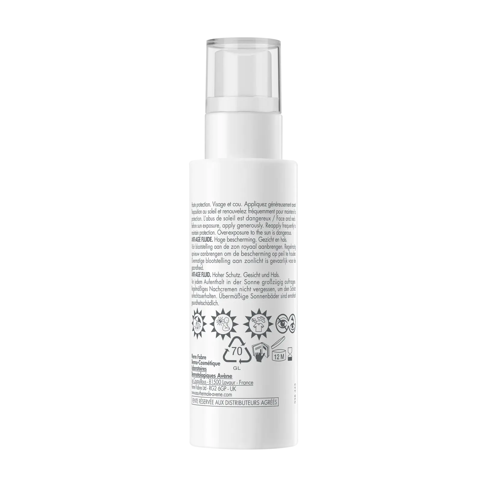 Avène Solar Anti-Age Fluido SPF50 40Ml
