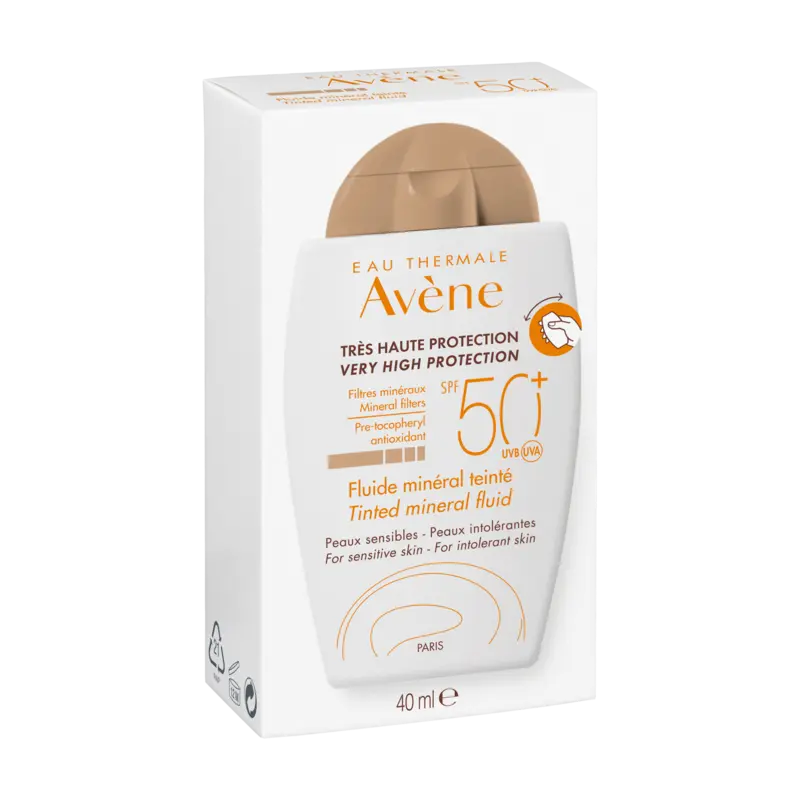 Avène Solar Fluído Mineral Spf50+ Cor 40ml