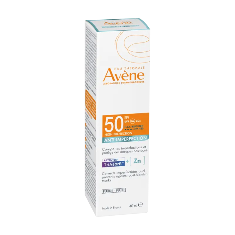 Avène Solar Fluido Anti-imperfeições SPF50 40Ml