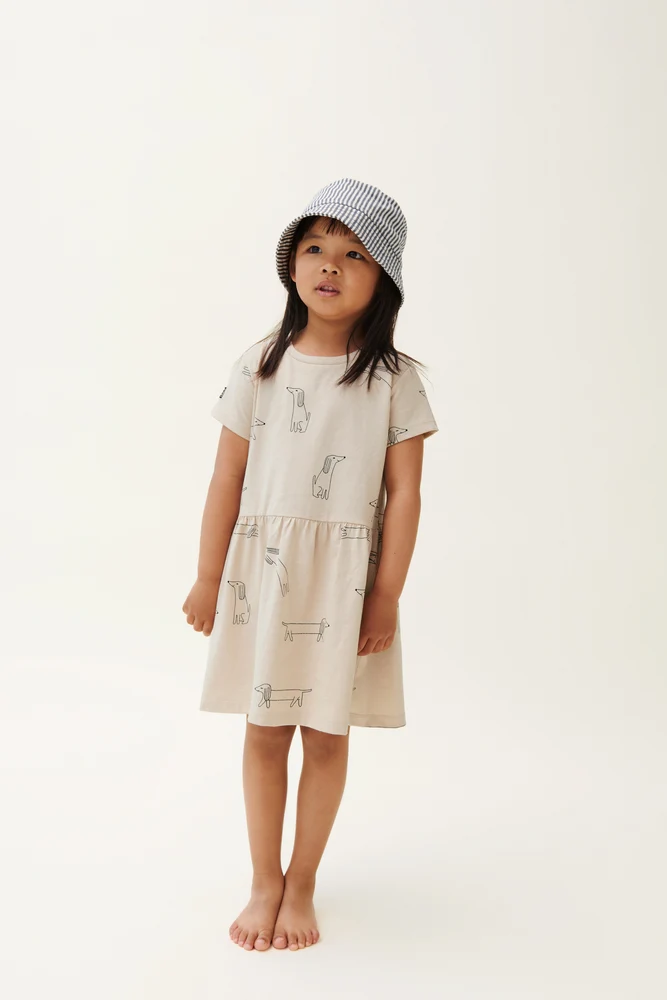 Liewood Chapéu Salva Stripe Whale B./Creme 9/12m