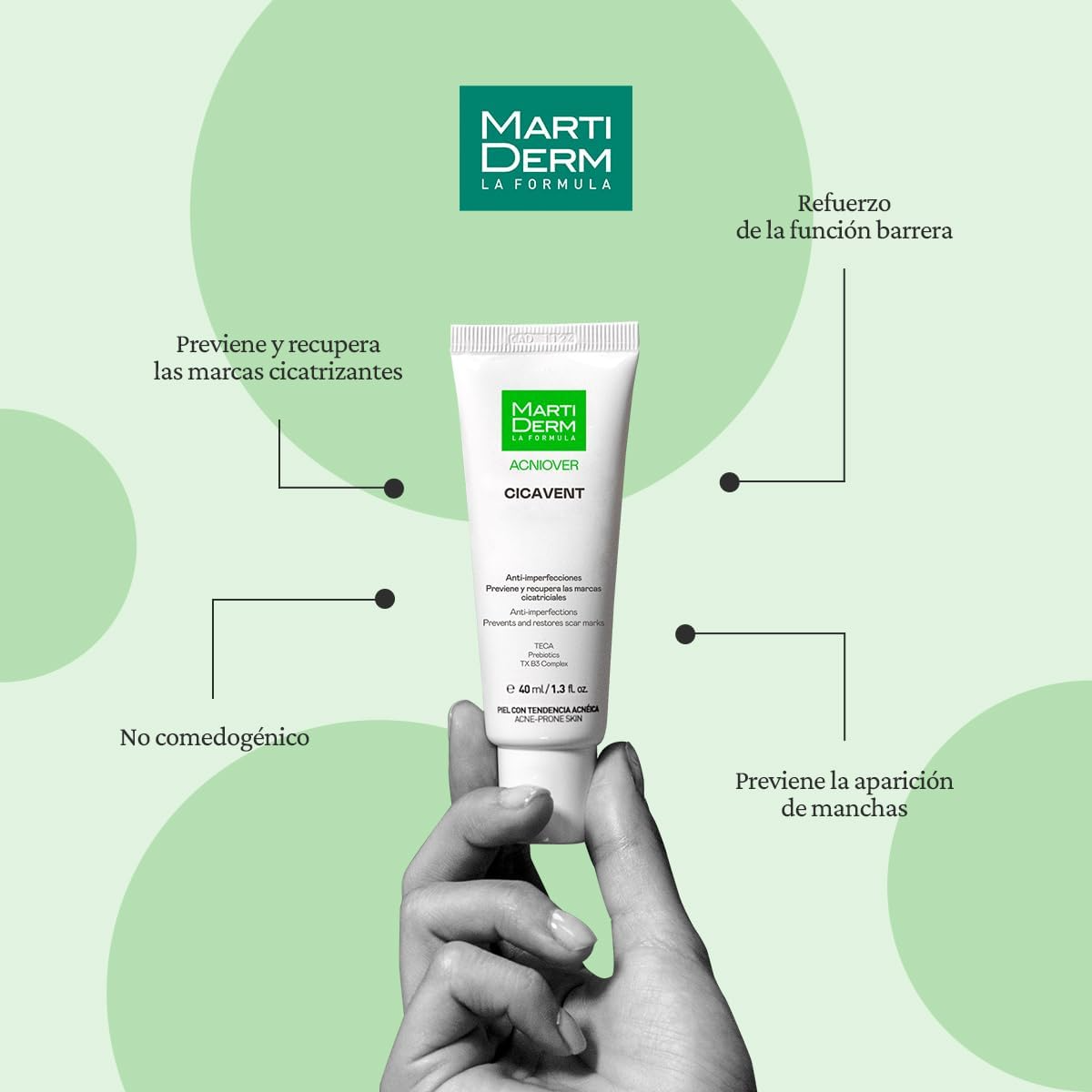 Martiderm Acniover Cicavent Gel Creme 40mL
