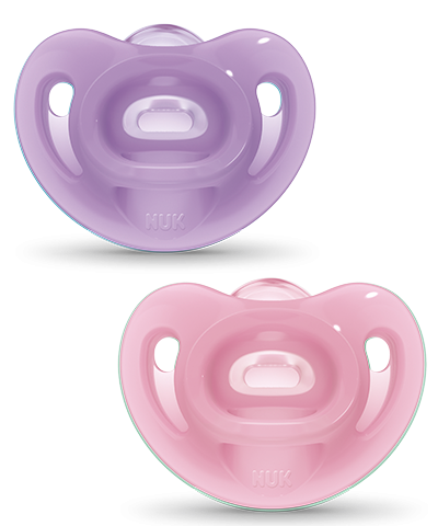 Nuk Sensitive Chupeta Silicone T1 0-6M X2