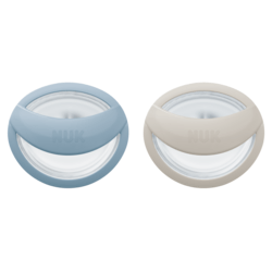 Nuk Mommy Feel Chupeta Silicone 0-9m Azul X2