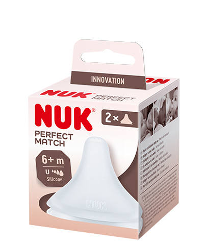 Nuk Perfect Match Tetina Silicone Anticólica U X2