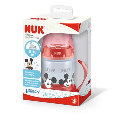 Nuk First Choice Biberão Aprendizagem Minnie Vermelho 150 6-18M
