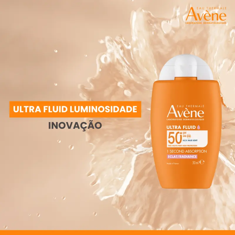 Avène Solar Ultra Fluid Luminosidade SPF50+ 50Ml
