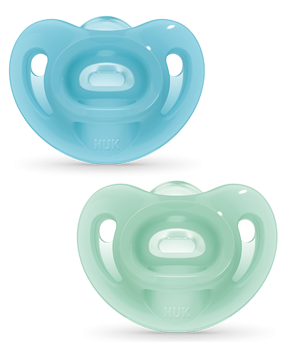Nuk Sensitive Chupeta Silicone T1 0-6M X2