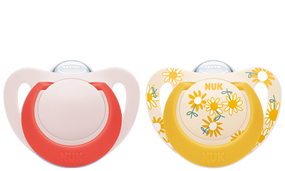 Nuk Star Daynight Chupeta Silicone T2 6-18m X2