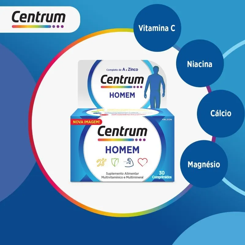 Centrum Homem 30 Comprimidos