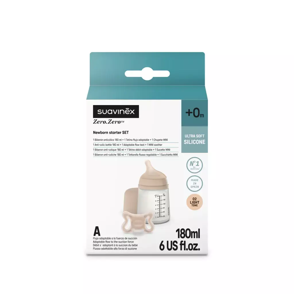 Suavinex Zero StartSet Chup+Bib180Light