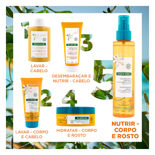 Klorane Solar Poly Óleo Seco Repar 150Ml