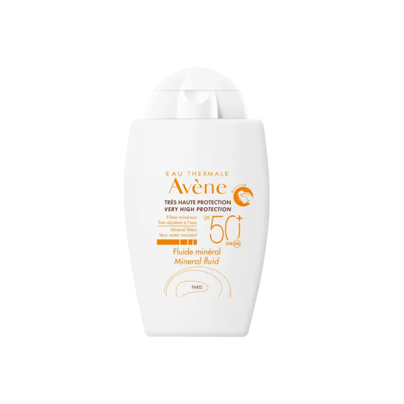 Avène Fluido Mineral SPF 50+, pele intolerante com tendência alérgica 40ml