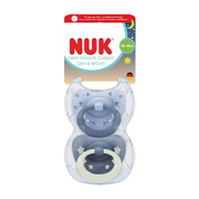 Nuk First Choice Day&Night Chupeta Azul 18-36M X2