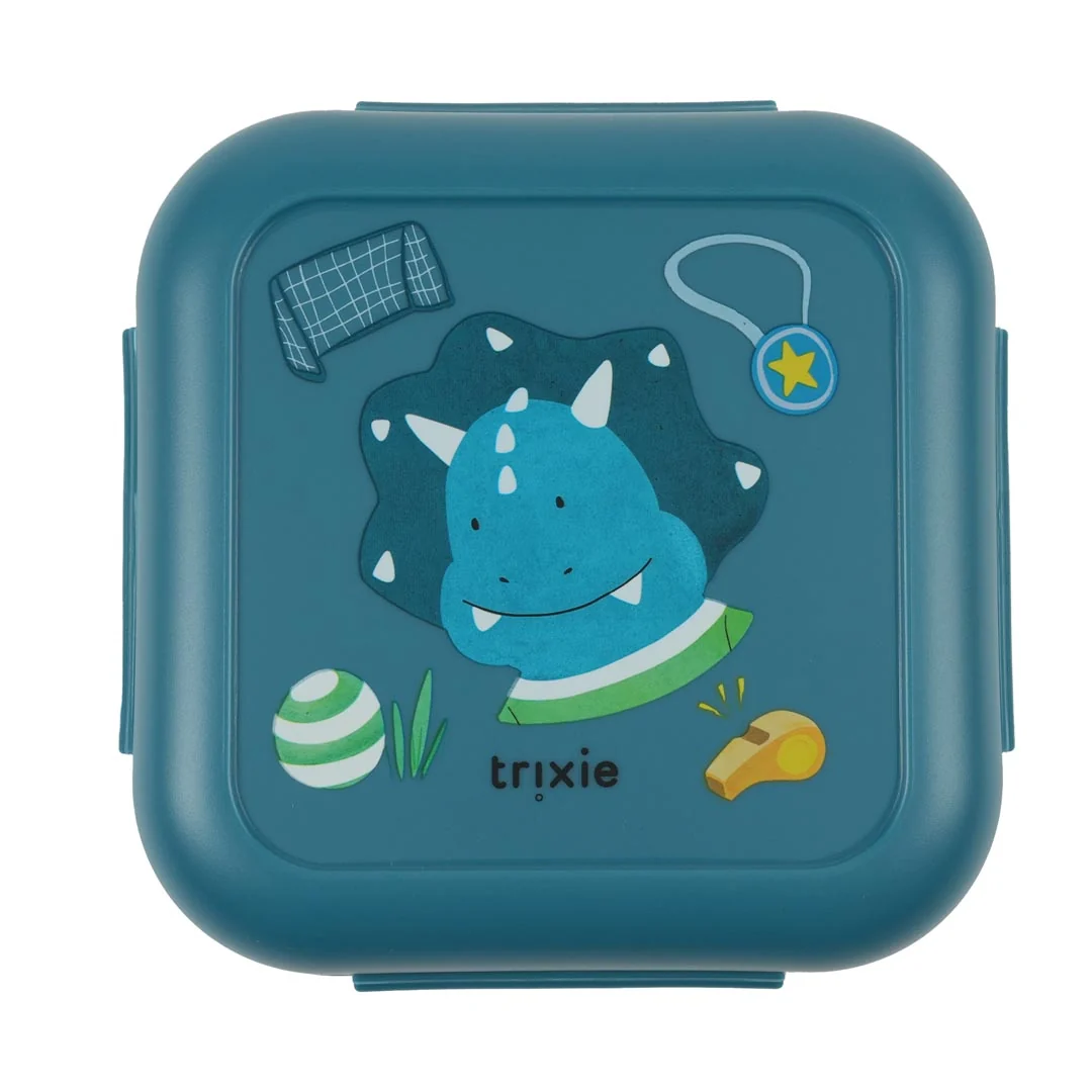 Trixie Lancheira Pequena c/ Clip - Ballplayer Mr. Triceratops