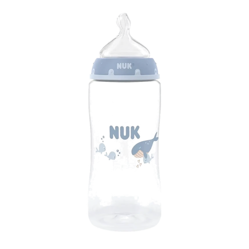 Nuk First Choice Biberão PP 300 Azul Tetina SiIicone M
