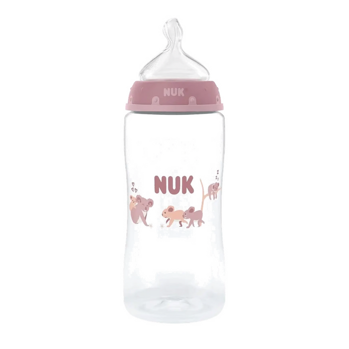Nuk First Choice Biberão PP 300 Rosa Tetina Silicone M