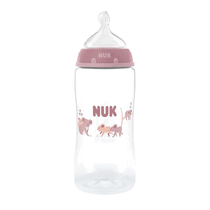Nuk First Choice Biberão PP 300 Rosa Tetina Silicone M