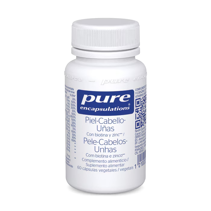 Pure Encapsulations Pele Cabelo Unhas Cápsulas x60