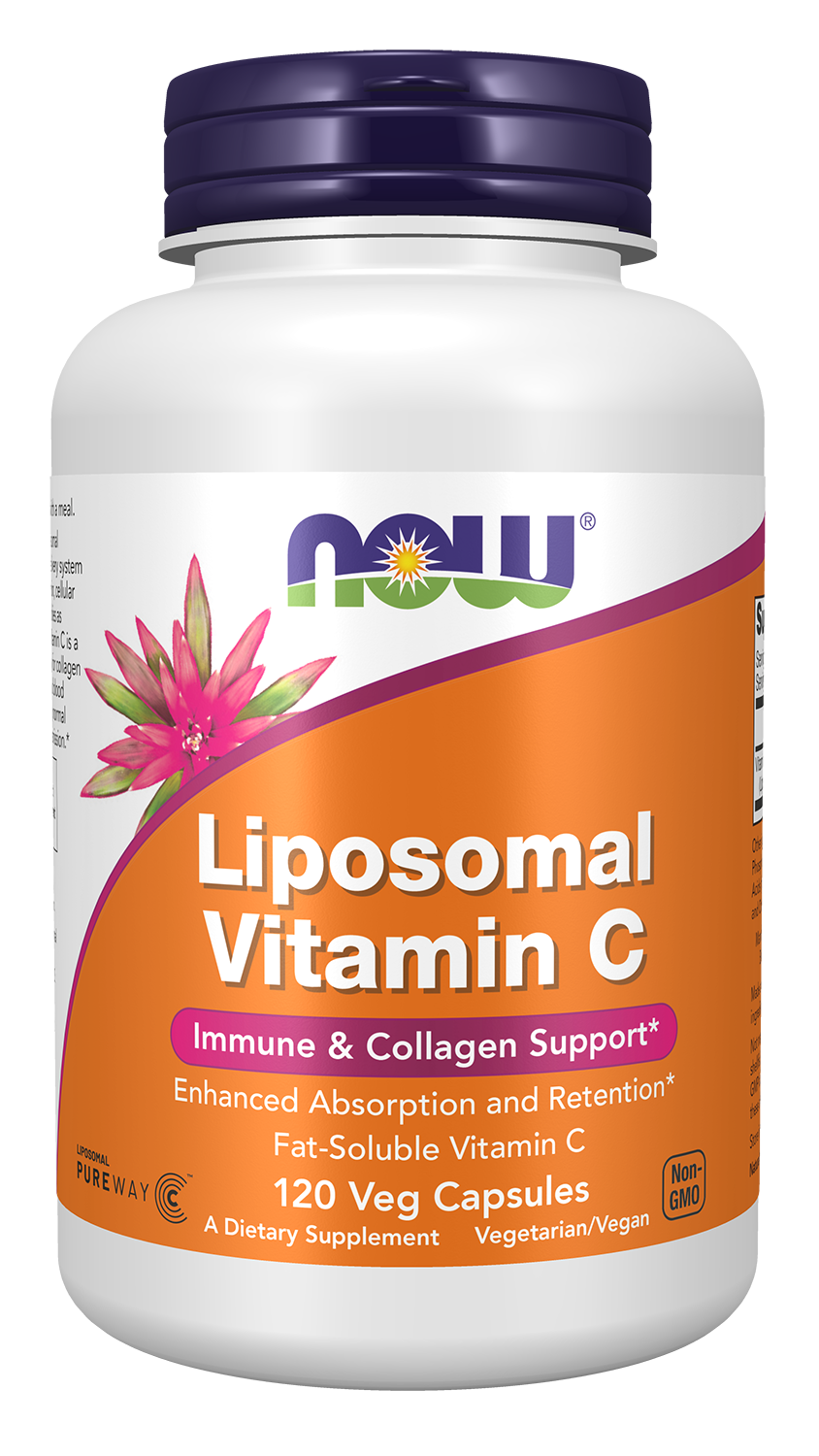 Now Liposomal Vitamin C  120 Veg Cápsulas
