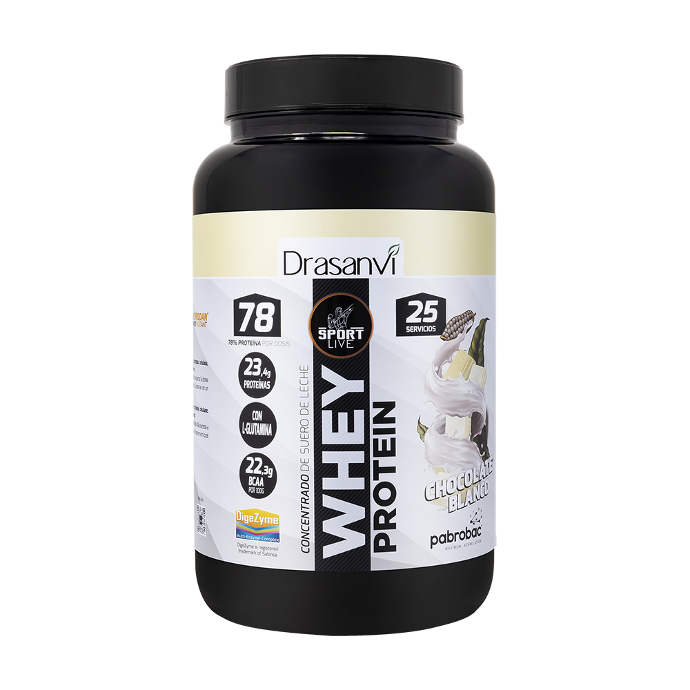 Drasanvi Whey Protein Conc.Chocolate Branco 750g