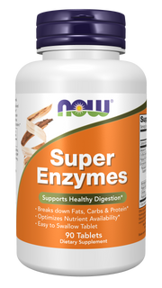 Now Super Enzymes 90 Cápsulas