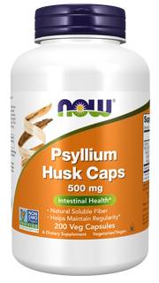 Now Psyllium Husk 500Mg 200 Cápsulas