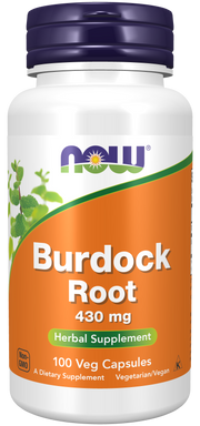 Now Burdock Root 430mg 100 Cápsulas