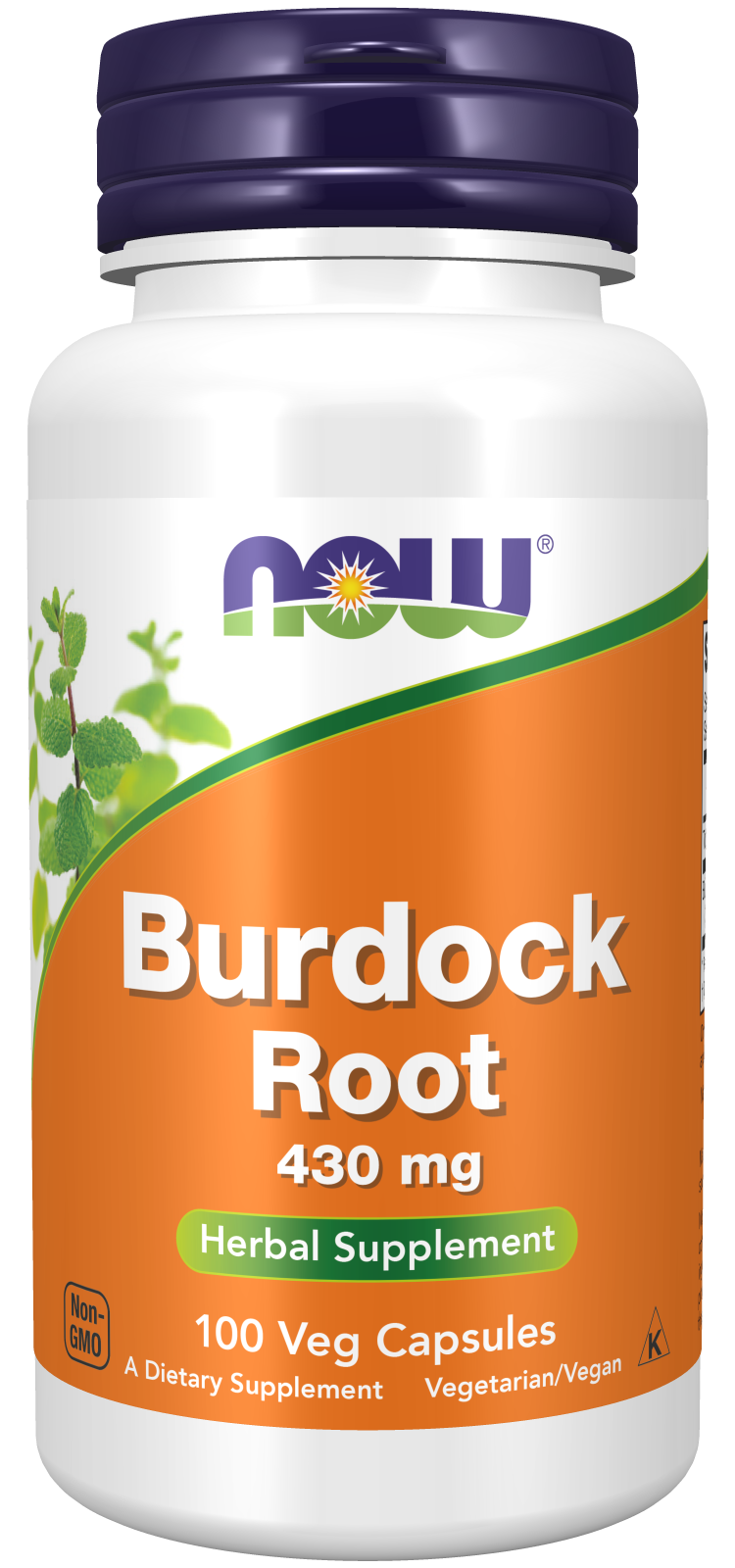 Now Burdock Root 430mg 100 Cápsulas