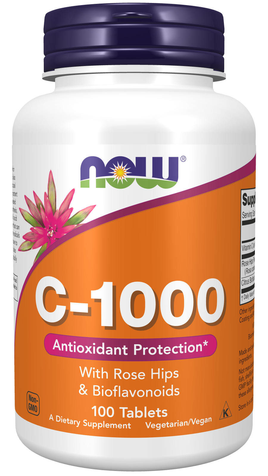 Now Vitamin C-1000 Sustained Release 100 Comprimidos