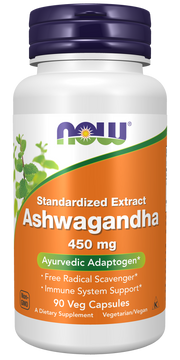 Now Ashwagandha 450mg 90 Cápsulas