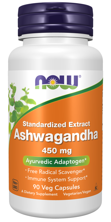 Now Ashwagandha 450mg 90 Cápsulas