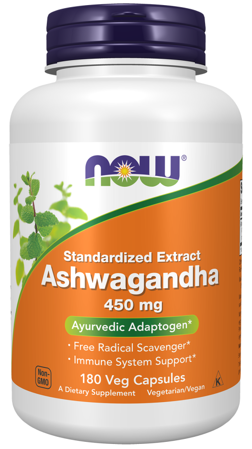 Now Ashwagandha 450mg 180 Cápsulas