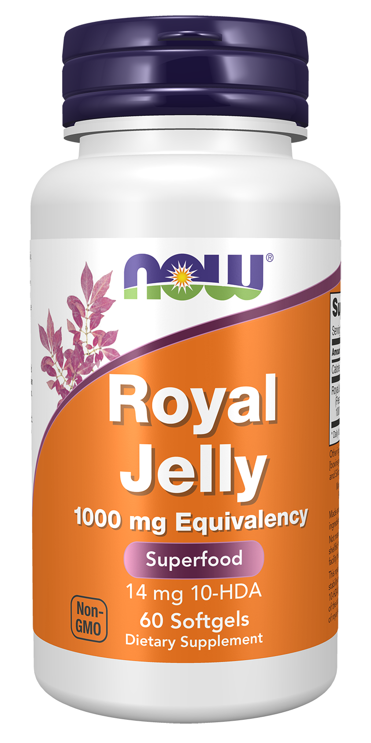 Now Geleia Real 1000mg 60 Cápsulas