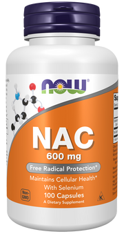 Now NAC 600mg 100 Cápsulas