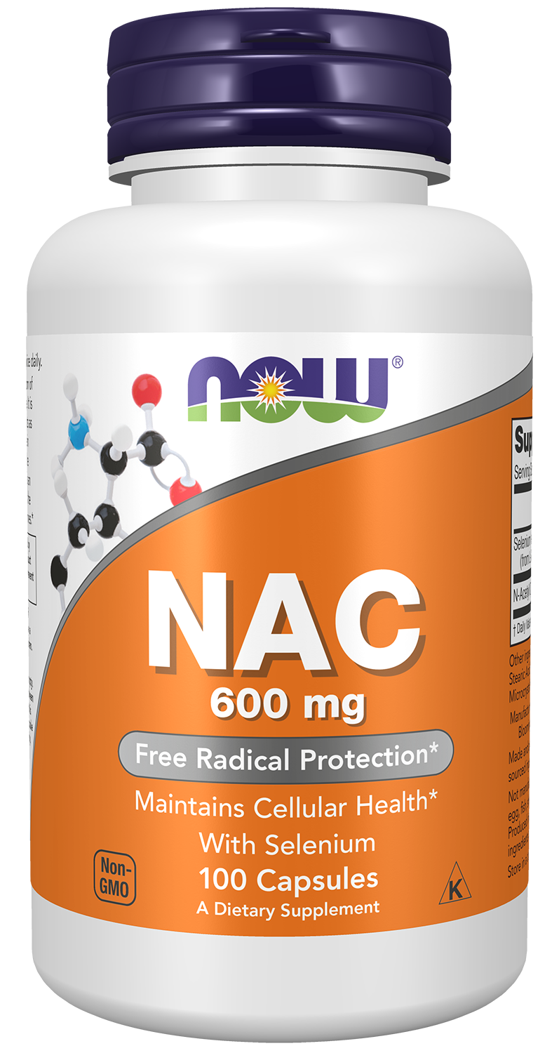 Now NAC 600mg 100 Cápsulas