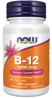 Now Vit B12 1000mg 100 Cápsulas