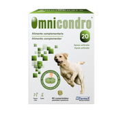Omnicondro 20 – 60 Comprimidos Condroprotetores para Cães Grandes