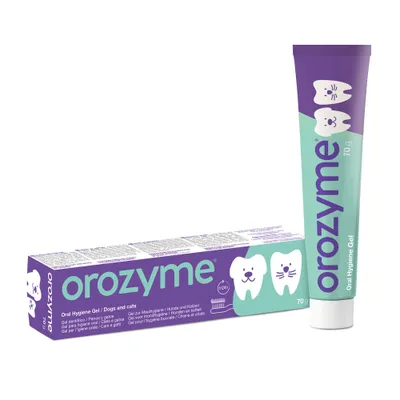 Gel Dentífrico Enzimático Orozyme para Cães e Gatos – Tubo de 70g