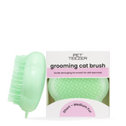 Pet Teezer Escova de Gato Verde – Escova de Desembaraçar e Massagem