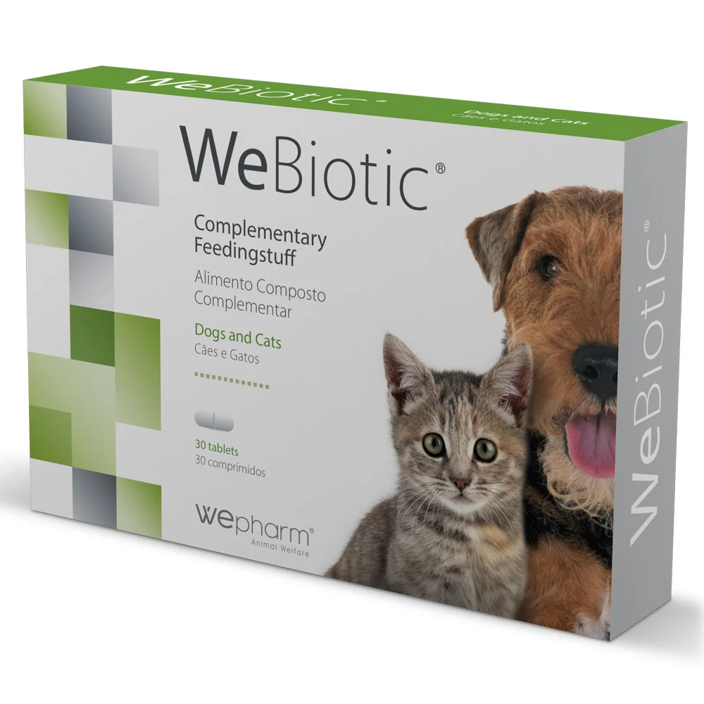 WeBiotic 30 Comprimidos – Alimento Complementar para Cães e Gatos