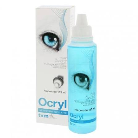 TVM Ocryl Solução de Limpeza Ocular Estéril para Animais – 135ml