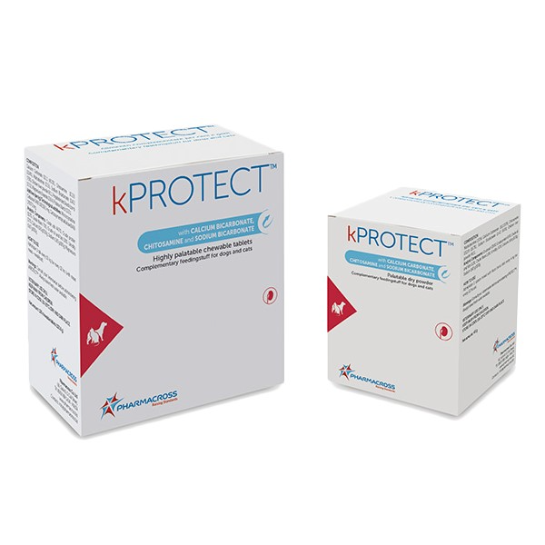 Pharmacross kPROTECT 120 Comprimidos Mastigáveis – Suplemento de Apoio Renal para Cães e Gatos