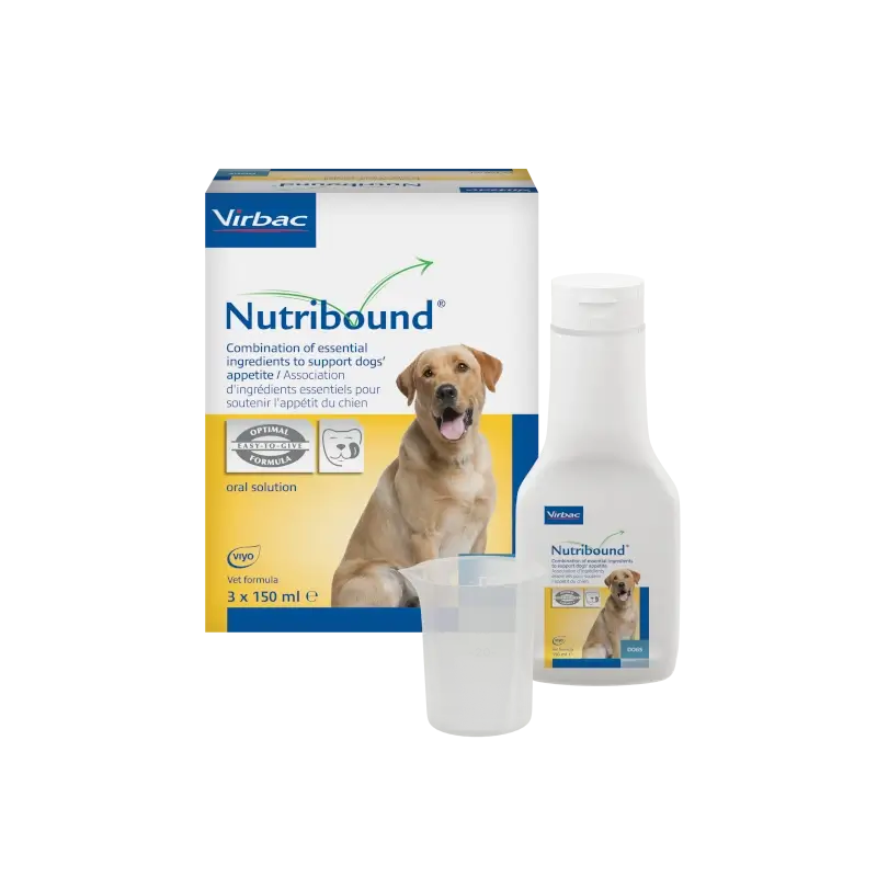 Virbac Nutribound Cão Solução Oral Reconstituinte – 3 Fiascos de 150ml
