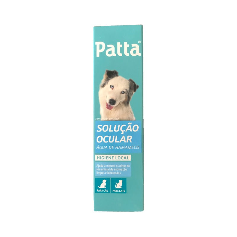 Patta Solução de Higiene Ocular 125ml – Limpeza de Olhos para Cães e Gatos