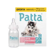 Patta Leite Materno em Pó 250g + Oferta 150g + Biberão – Para Cães e Gatos