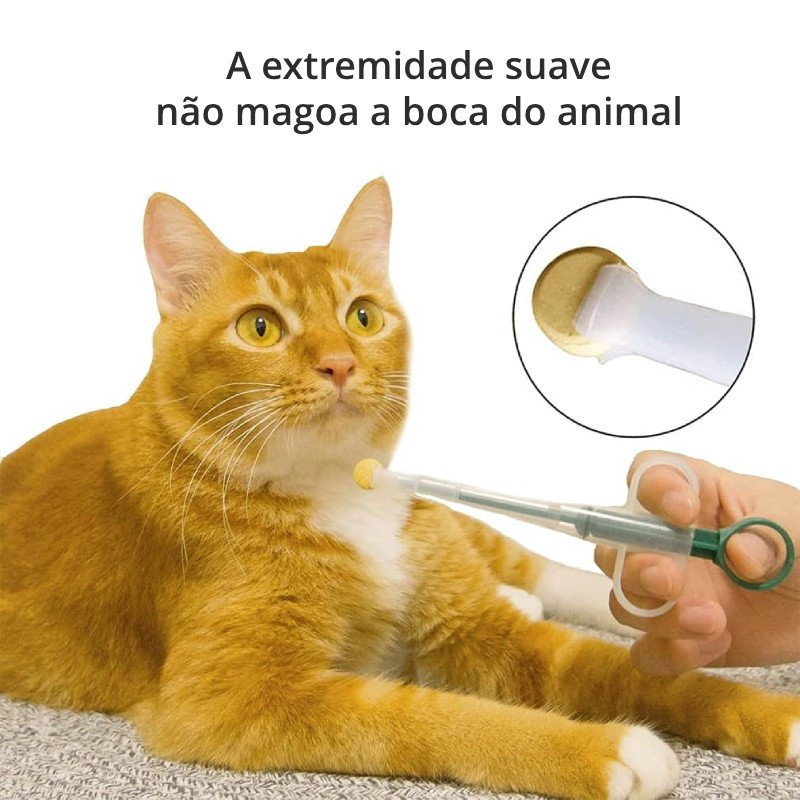 Lança Comprimidos Dispositivo de Administração para Cães e Gatos