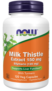Now Milk Thistle Extract 150 mg 60 Cápsulas