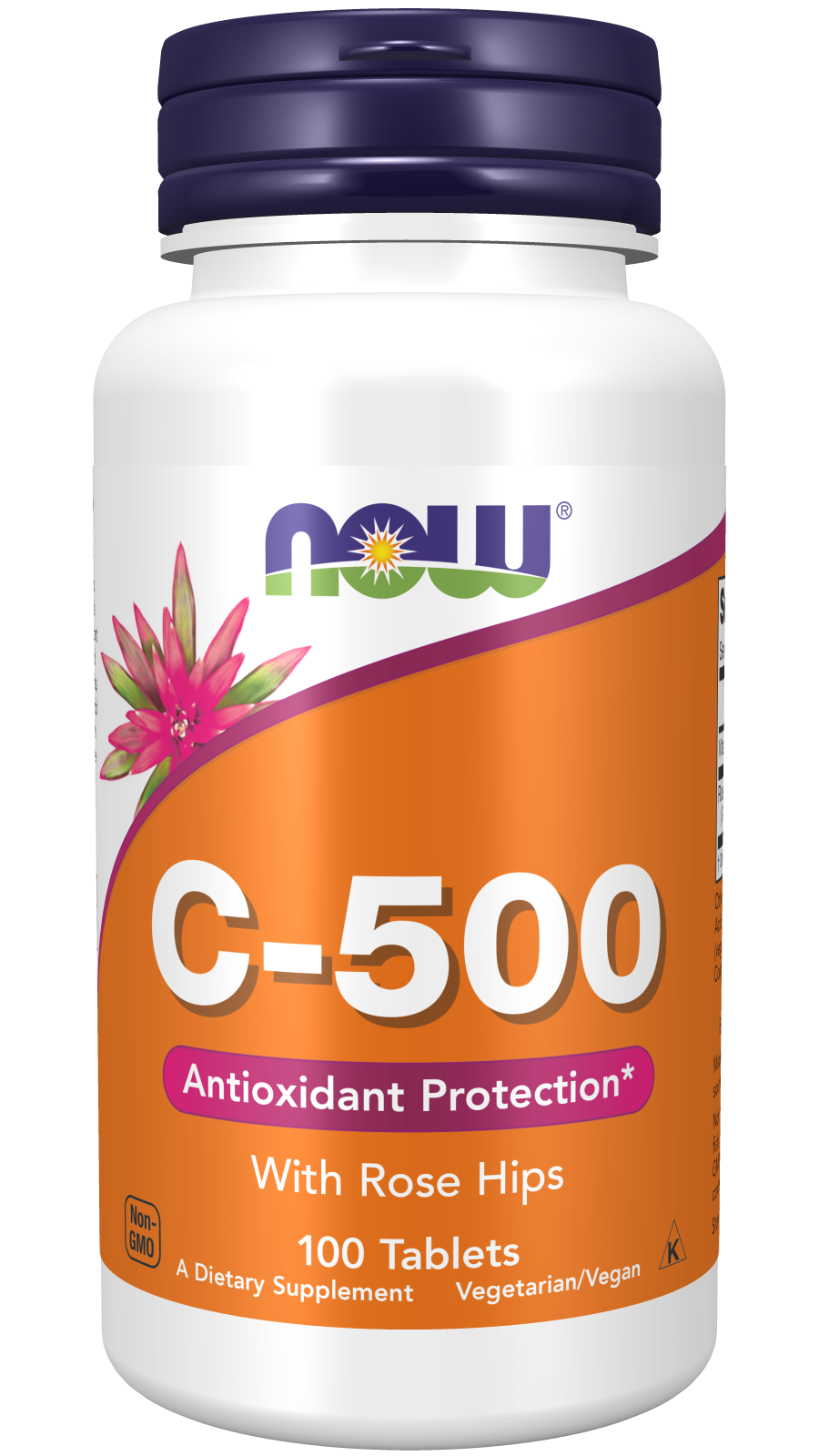 Now Vitamina C-500 Rose Hips 100caps